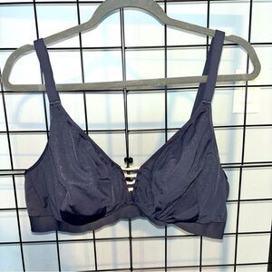 Lane Bryant Women’s Shimmery Gray Bralette EUC